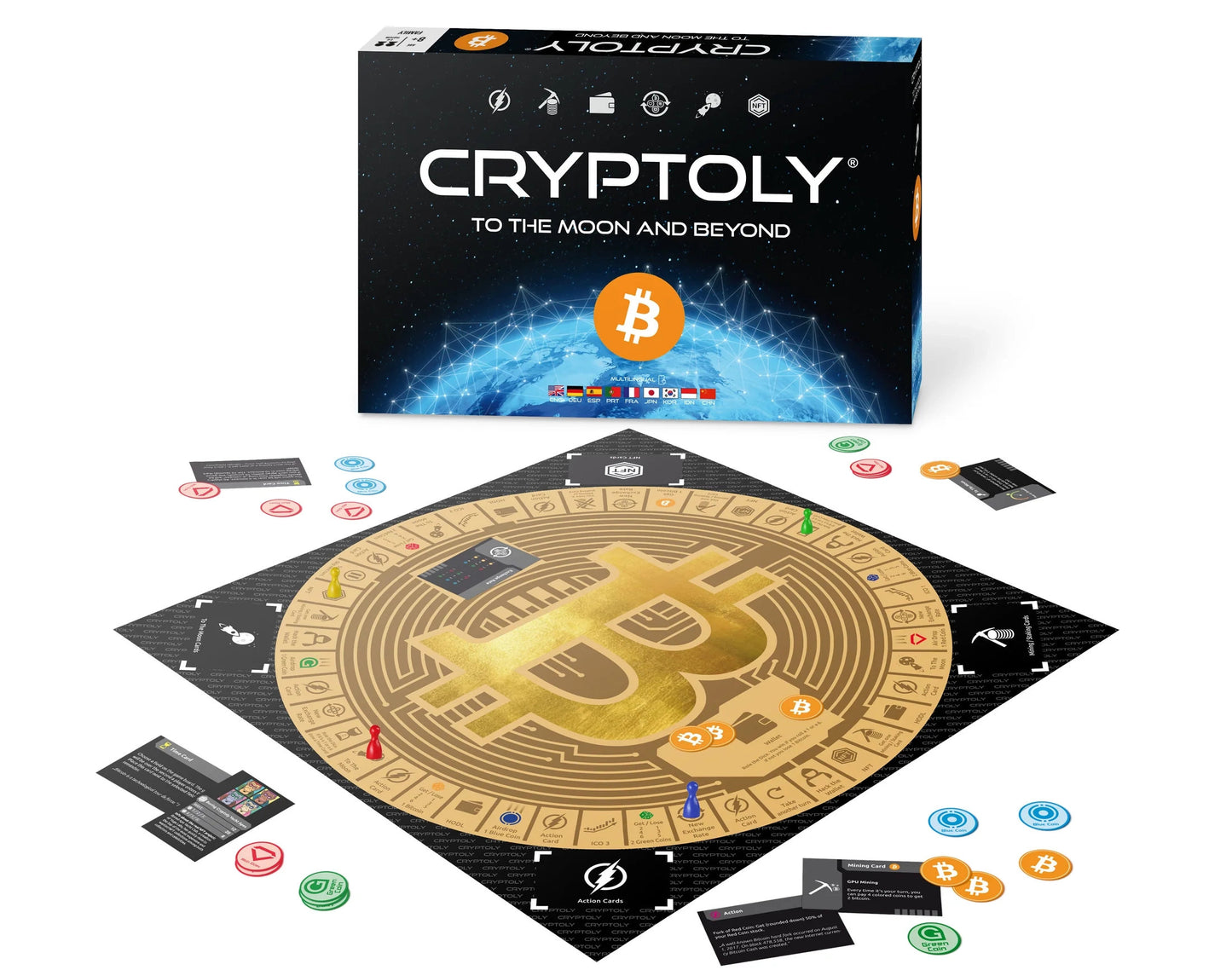 CRYPTOLY - Das spannende Strategiespiel für alle / nicht nur für Bitcoin und Crypto Fans geeignet
