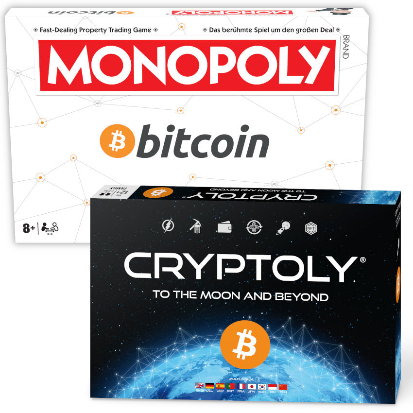 Monopoly Bitcoin + Cryptoly englisch Bundle
